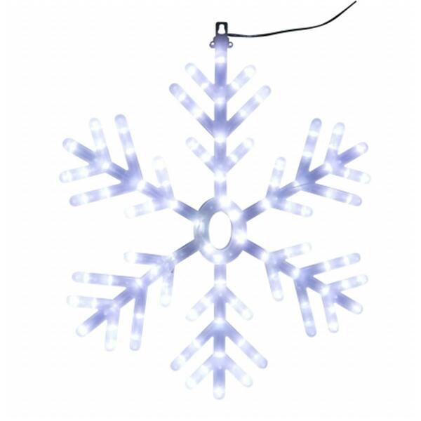 Benzara ALP- 25 in. Hanging Snowflake Decor CAD110WT